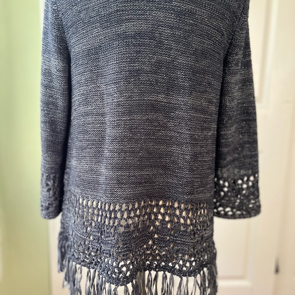 Style and Co. Open front boho cardigan jacket. - Picture 9 of 9